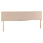 vidaXL Sommier à lattes de lit matelas cappuccino 120x190cm similicuir