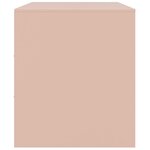 vidaXL Meuble TV rose 99x39x44 cm acier