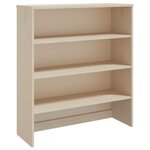 vidaXL Dessus de buffet HAMAR Marron miel 90x30x100 cm Bois de pin