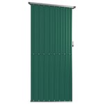 vidaXL Abri de jardin Vert 118 5x97x209 5 cm Acier galvanisé