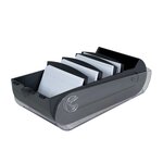 Boîte À Fiches Bristol Et Flash Cards A7 Office - Noir - X 8 - Exacompta