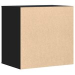 vidaXL Commode d'angle noir 60x41x58 cm bois d'ingénierie