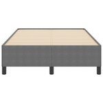 vidaXL Cadre de lit Gris clair 120x190 cm en Tissu Côtelé