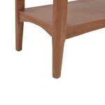 vidaXL Table console bois de sapin massif 126 x 40 x 77 5 cm Marron
