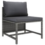 Salon de jardin meuble d'extérieur ensemble de mobilier 12 pièces avec coussins résine tressée gris 02_0015646