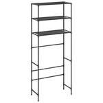 vidaXL Support de rangement au-dessus lave-linge 3 niveaux 69x28x169cm