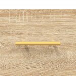 vidaXL Table de chevet murale chêne sonoma 35x35x20 cm