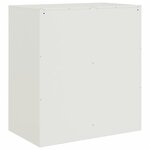 vidaXL Buffet blanc 67x39x73 cm acier