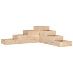 vidaXL Jardinière 4 niveaux 106x104 5x36 cm bois de pin massif