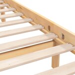 vidaXL Cadre de lit sans matelas bois massif