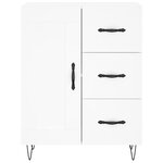 vidaXL Buffet blanc 69 5x34x90 cm bois d'ingénierie