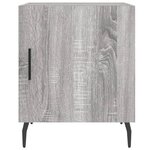 vidaXL Tables de chevet 2 Pièces sonoma gris 40x40x50cm bois d'ingénierie