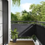 vidaXL Écran de balcon anthracite 75x800 cm 100  polyester oxford