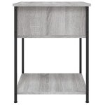 vidaXL Tables de chevet 2 Pièces sonoma gris 44x45x58 cm bois ingénierie