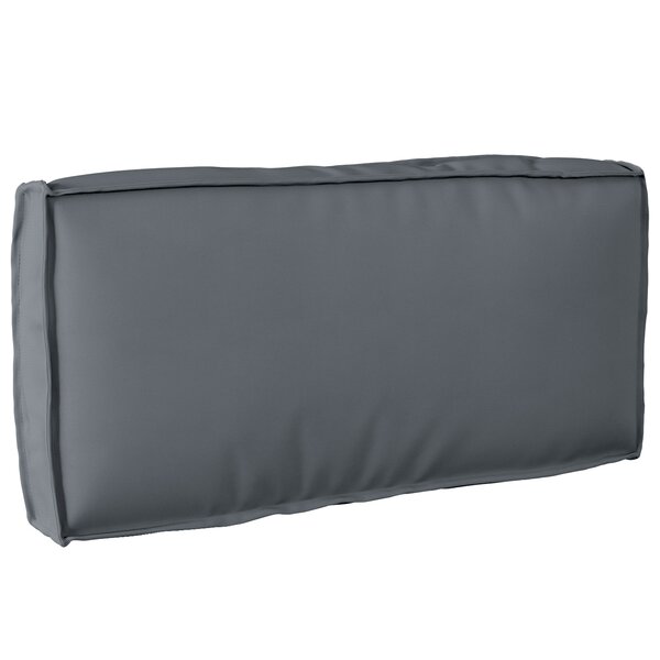 vidaXL Coussin palette dossier Anthracite 80x40x12 cm Tissu Oxford