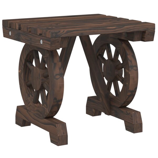 vidaXL Repose-pied de jardin 40x36 5x38 5 cm bois massif sapin