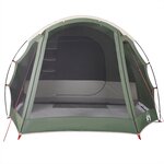 vidaXL Tente familiale tunnel 8 personnes vert imperméable