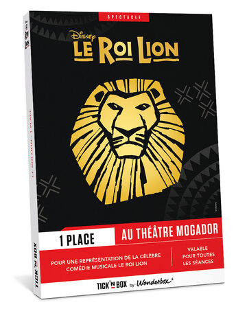 Coffret cadeau - TICKETBOX - Le Roi Lion - 1 place