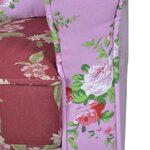 vidaXL Fauteuil avec design de patchwork Tissu
