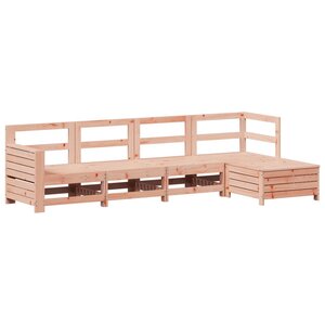 vidaXL Salon de jardin 5 Pièces bois massif sapin de douglas