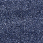 vidaXL Tapis d'escalier 15 Pièces Tissu aiguilleté 65x21x4 cm Bleu