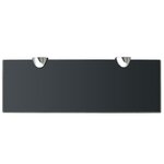 vidaXL Étagères murales 2 Pièces Verre 30 x 10 cm 8 mm