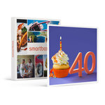 SMARTBOX - Coffret Cadeau Joyeux anniversaire ! Pour les 40 ans d'un homme -  Multi-thèmes