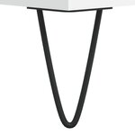 vidaXL Tables basses 2 Pièces blanc 50x46x50 cm bois d'ingénierie