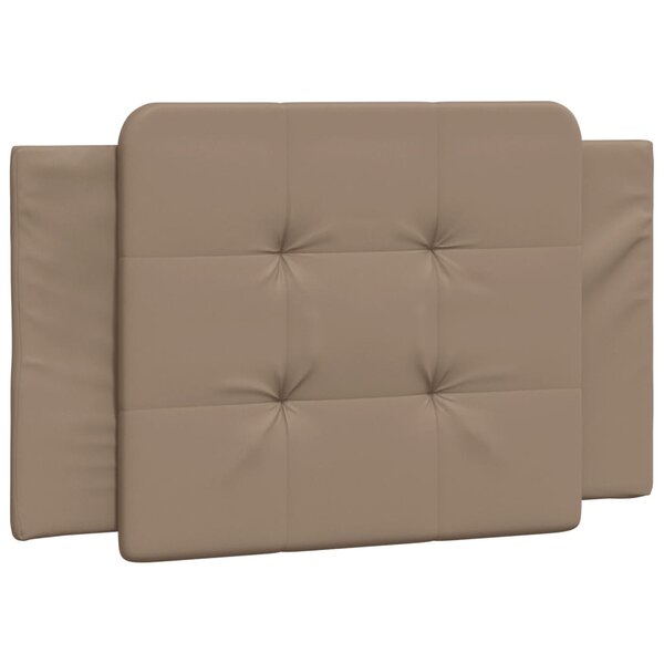 vidaXL Coussin de tête de lit cappuccino 90 cm similicuir