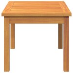 Table basse vidaXL 75x40x38 cm en bois massif d'acacia