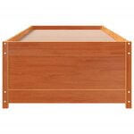 vidaXL Lit de jour sans matelas cire marron 90x200 cm bois pin massif