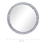 vidaXL Miroir mural 60 cm Verre trempé