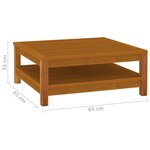 vidaXL Salon de jardin 6 Pièces avec coussin Bois d'acacia solide