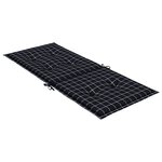 vidaXL Coussins de chaise à dossier haut lot de 2 noir à carreaux