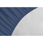 2 taies d'oreiller rectangulaires 50 x 70 cm -Bleu