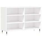 vidaXL Buffet blanc 103 5x35x70 cm bois d'ingénierie