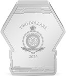 Pièce de monnaie en Argent 2 Dollars g 62.2 (2 oz) Millésime 2024 TRANSFORMERS ONE