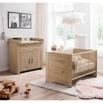 Lit 70 x 140 cm + commode à langer Ahoi - chêne - TREND TEAM