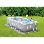Intex kit piscine prism frame rectangulaire tubulaire (l)4,00 x (l)2,00 x (h)1,22m