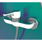 EISL Mitigeur de douche DIZIANI blanc-chrome