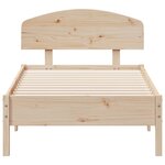 vidaXL Cadre de lit sans matelas 90x190 cm bois de pin massif