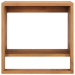 vidaXL Porte-serviette mural 35x20x35 cm Bois de teck solide
