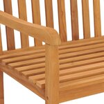 vidaXL Banc de jardin 180 cm bois de teck solide