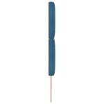 vidaXL Tête de Lit LED Bleu Foncé 90 cm Velours