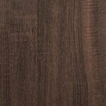 vidaXL Cadre de lit sans matelas chêne marron 75x190 cm