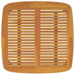 vidaXL Ensemble à manger de jardin 5 Pièces Bois d'acacia solide