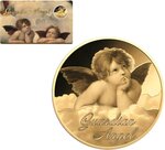 Pièce de monnaie en Or 3000 Francs g 0.031 (1/1000 oz) Millésime 2024 Gold Gift GUARDIAN ANGEL II 1/1000