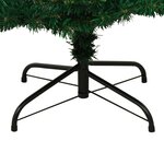 vidaXL Arbre de Noël hélicoïdal pré-éclairé et support vert 150 cm PVC