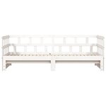 vidaXL Lit de jour et lit gigogne sans matelas 90x190 cm bois massif