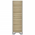 vidaXL Bibliothèque chêne sonoma 50x31x169 cm bois d'ingénierie